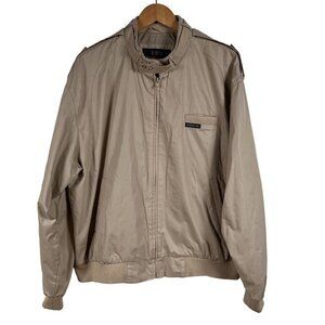 Members Only Tan Jacket Size Large